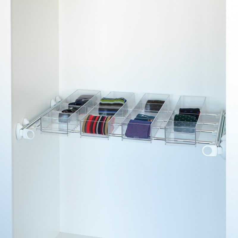 Plus - Organizer 4J - white - bright aluminium - transparent polycarbonate 1